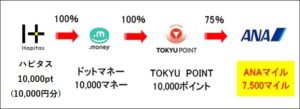 ハピタスでマイルを貯める