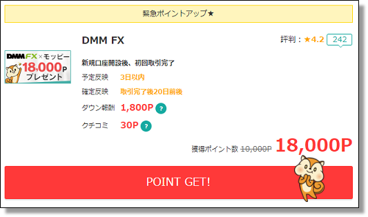 DMMFXの詳細条件