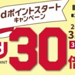 3日間限定ポイント30倍キャンペーン