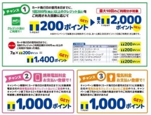 カード会社側のキャンペーン