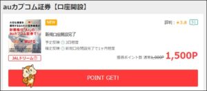 auカブコム証券
