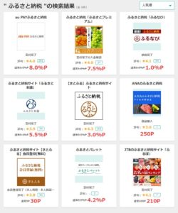 モッピー経由のふるさと納税