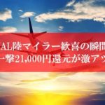 JAL陸マイラーの裏技がアツい