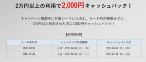 キャンペーン内容
