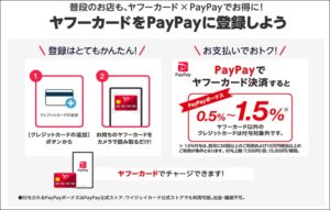 PayPayにチャージできる