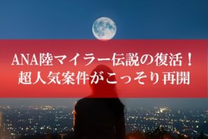 ANA陸マイラー祭りの裏技