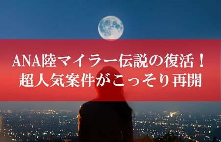 ANA陸マイラー祭りの裏技