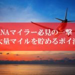 ANA陸マイラー必見