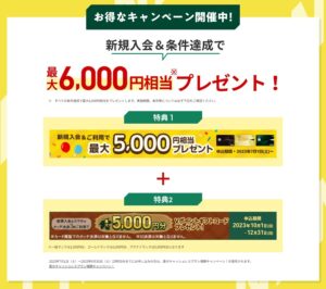 カード会社のキャンペーン
