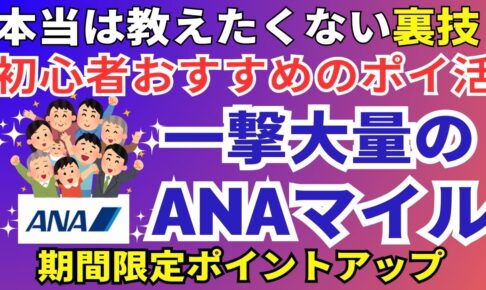 ANAマイルのポイ活