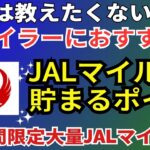 JALマイルが貯まる